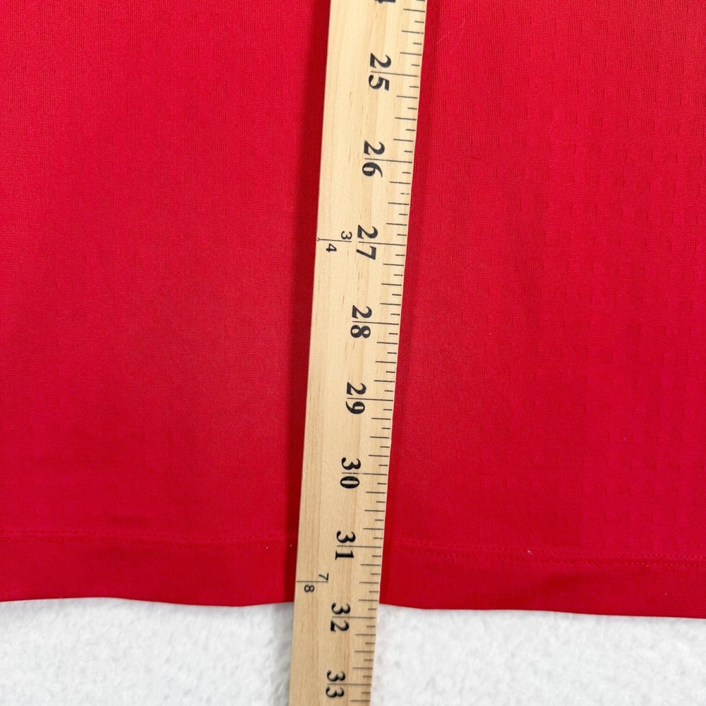 Nike Golf Polo Shirt Mens XXL Red Dri-FIT Tour Performance Short Sleeve Sport - Picture 7 of 7